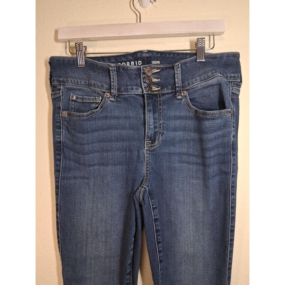 Torrid Jegging Denim Blue Jeans Size 10S - Picture 2 of 7